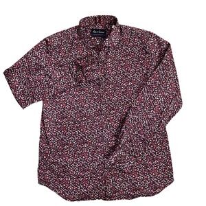 Robert Graham Floral Button Down Mens XL Multicolor Tailored Fit Shirt long slee